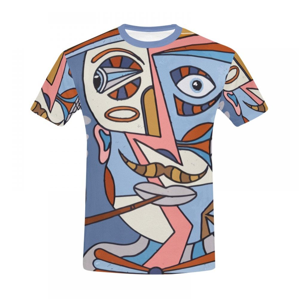 Camiseta Corta México Pipa De Arte Abstracto Hombre