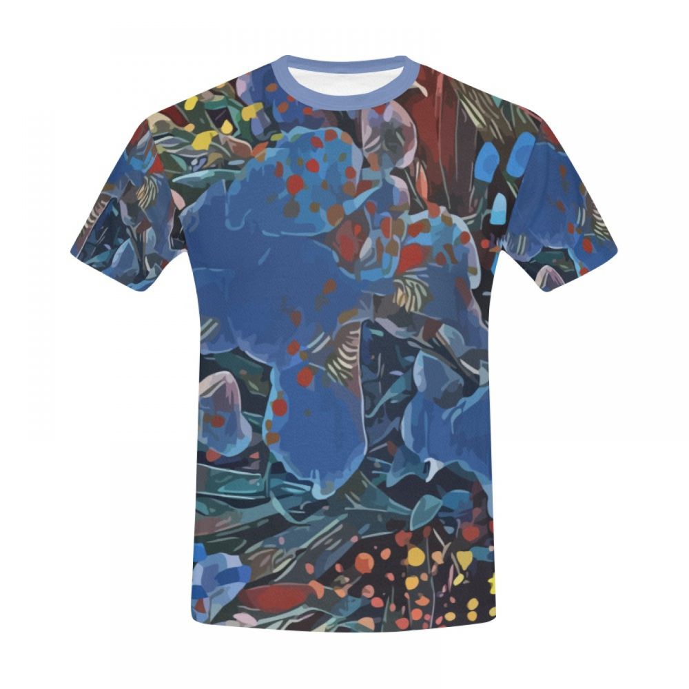 Camiseta Corta México Sueños Vívidos De Arte Abstracto Hombre