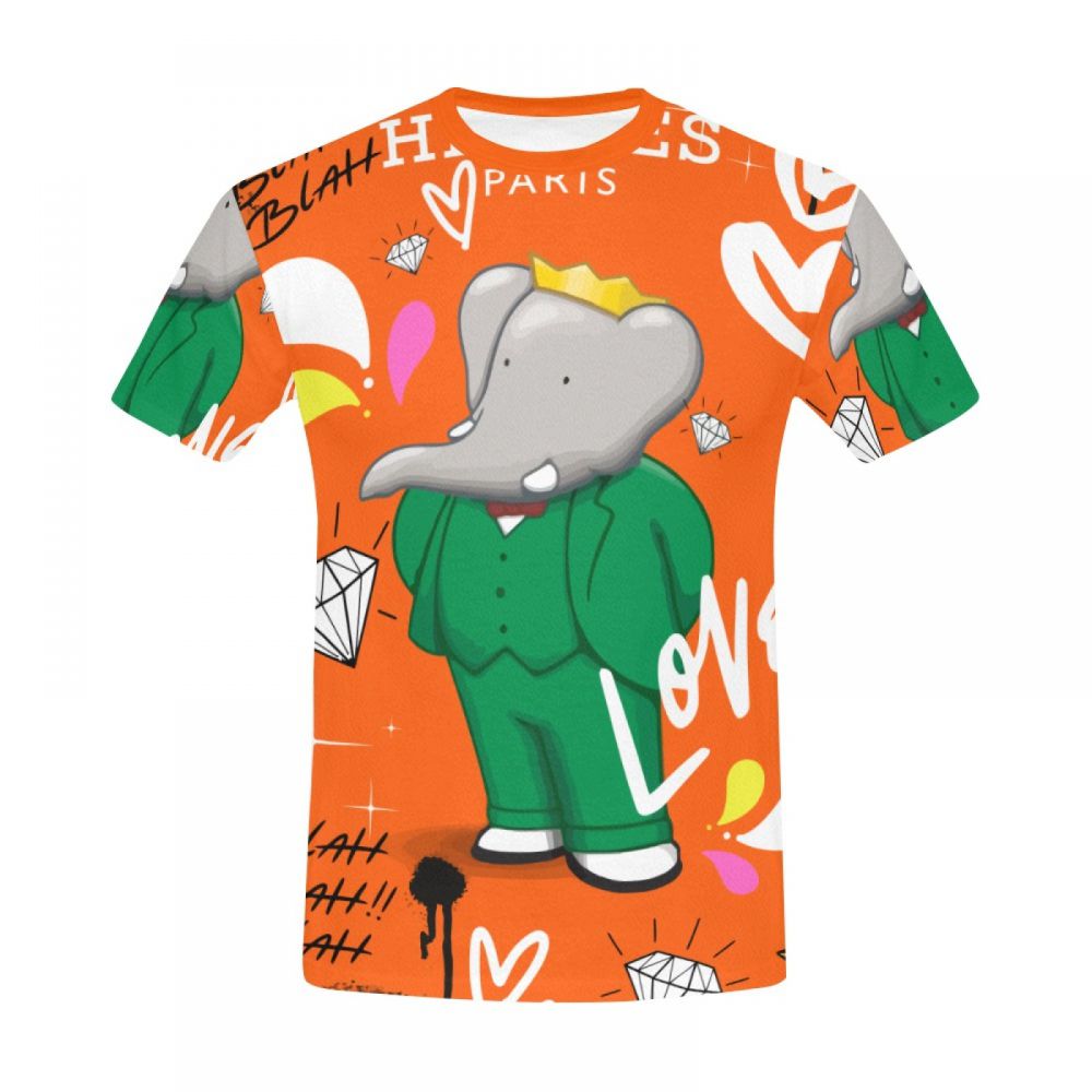 Camiseta Corta México Arte Callejero Sr. Elefante Hombre