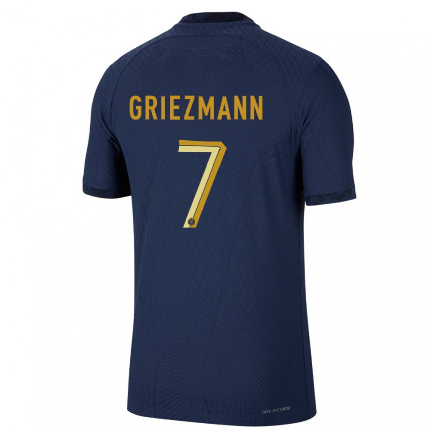 Niño Camiseta Francia Antoine Griezmann #7 Azul Marino 1ª Equipación 22-24 México