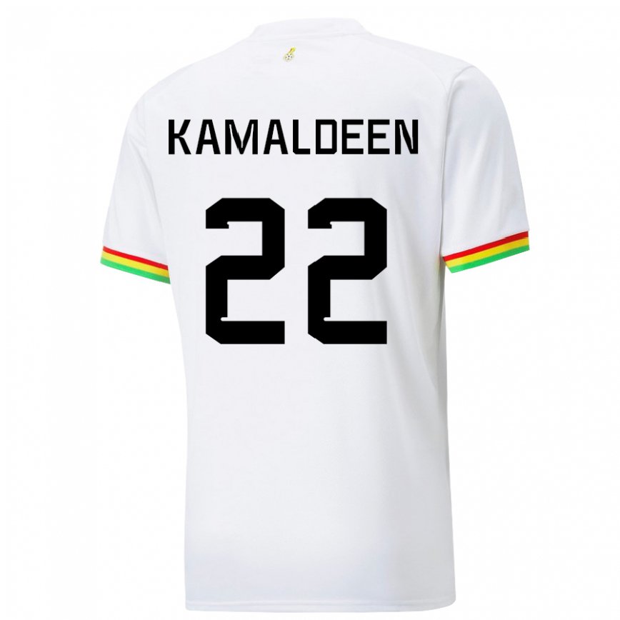 Niño Camiseta Ghana Kamaldeen Sulemana #22 Blanco 1ª Equipación 22-24 México