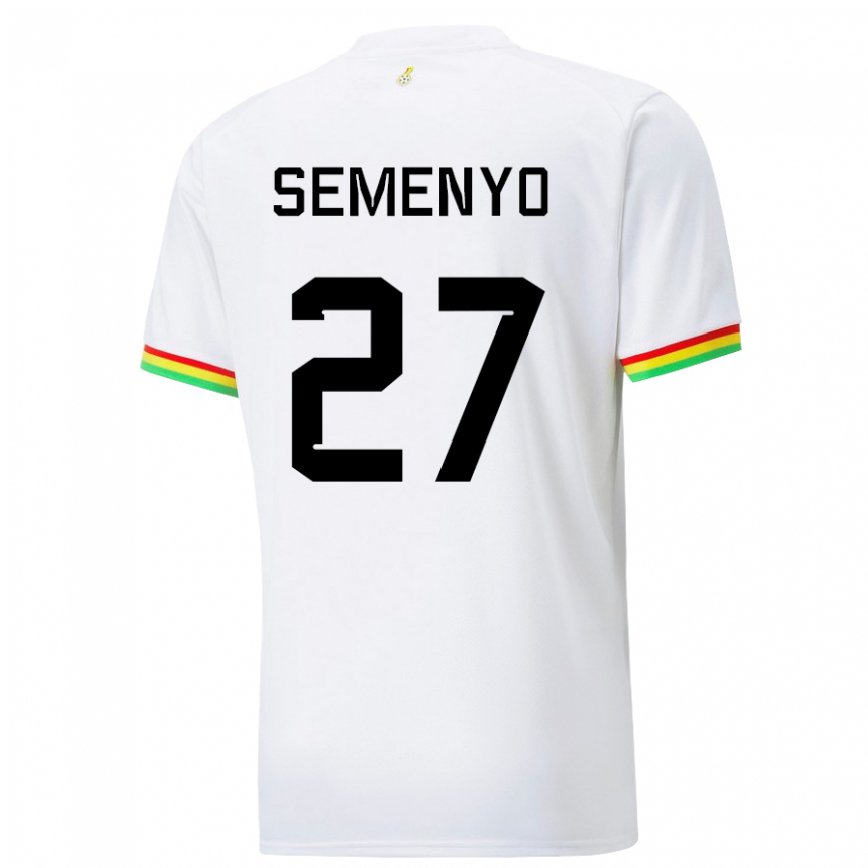 Niño Camiseta Ghana Antoine Semenyo #27 Blanco 1ª Equipación 22-24 México