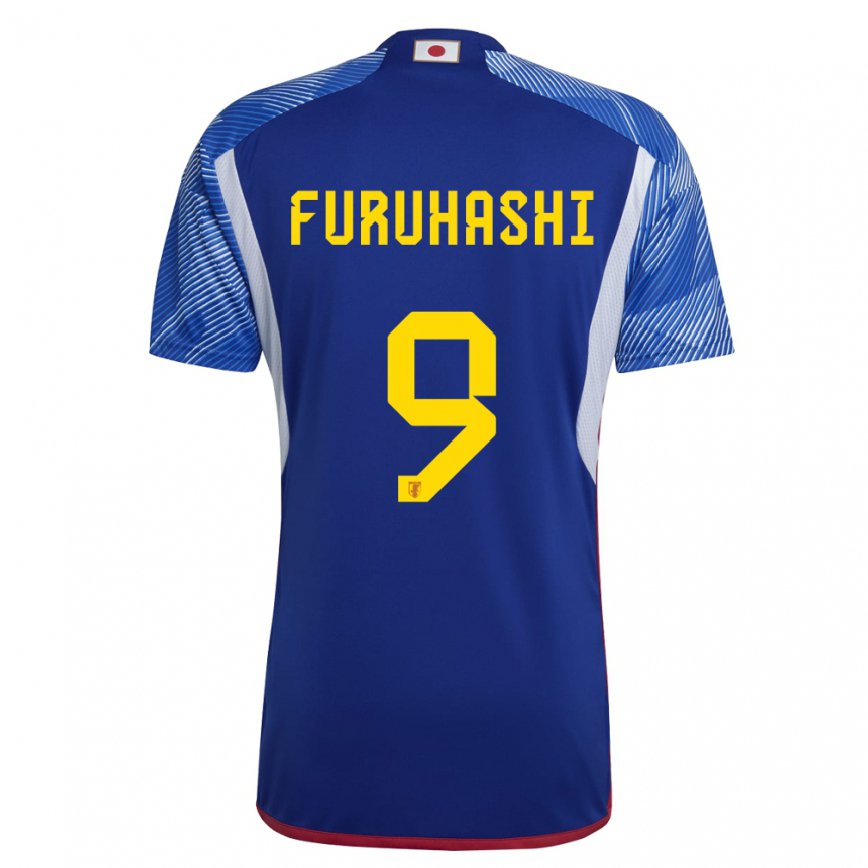 Niño Camiseta Japón Kyogo Furuhashi #9 Azul Real 1ª Equipación 22-24 México