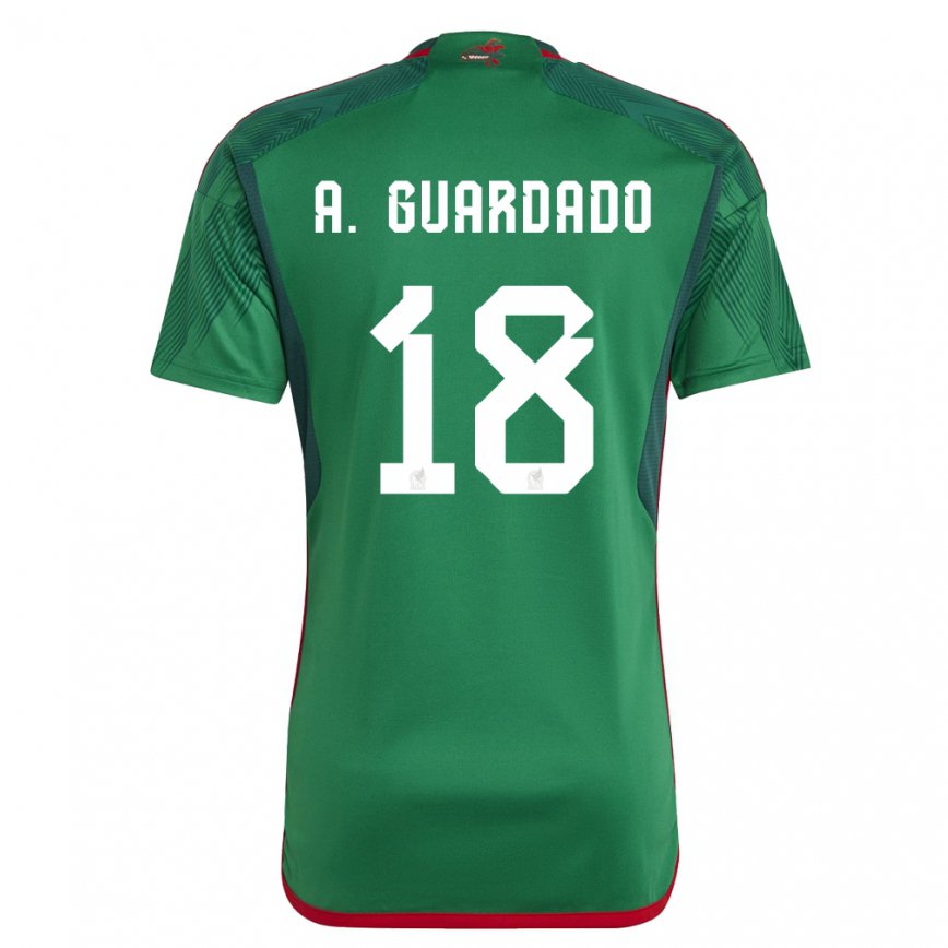 Niño Camiseta México Andres Guardado #18 Verde 1ª Equipación 22-24 México