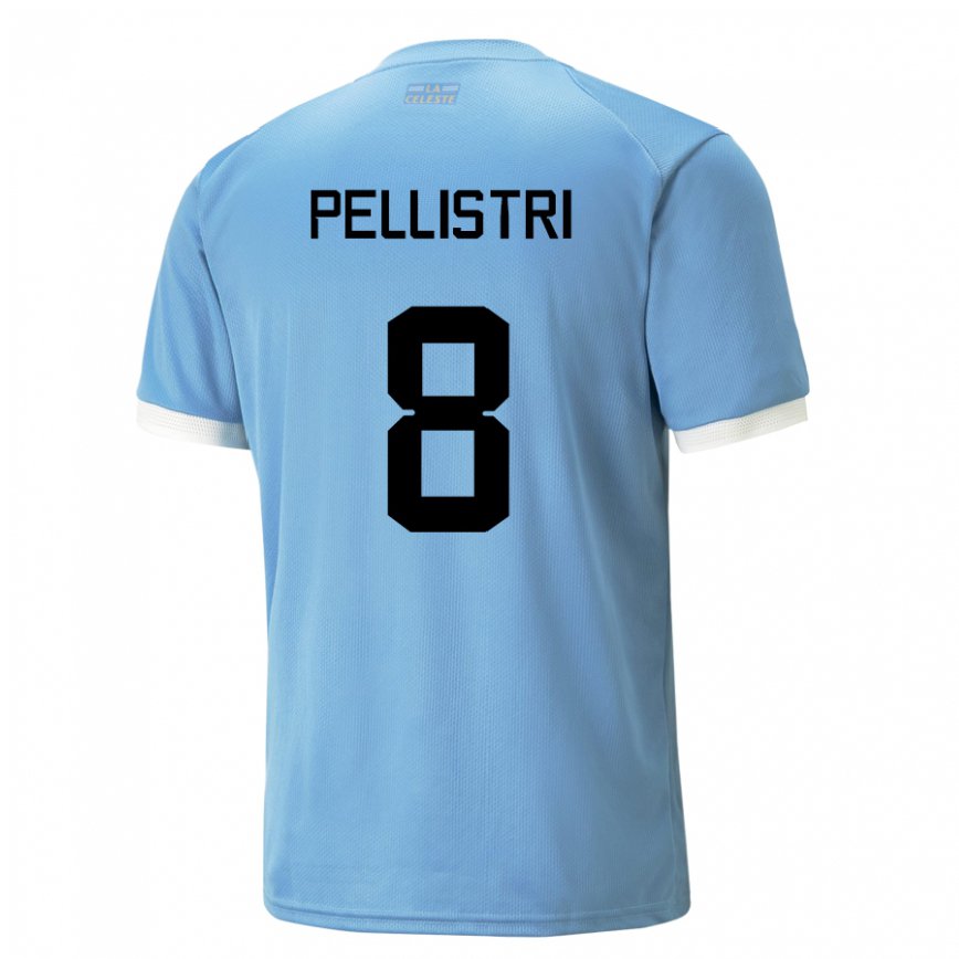 Niño Camiseta Uruguay Facundo Pellistri #8 Azul 1ª Equipación 22-24 México