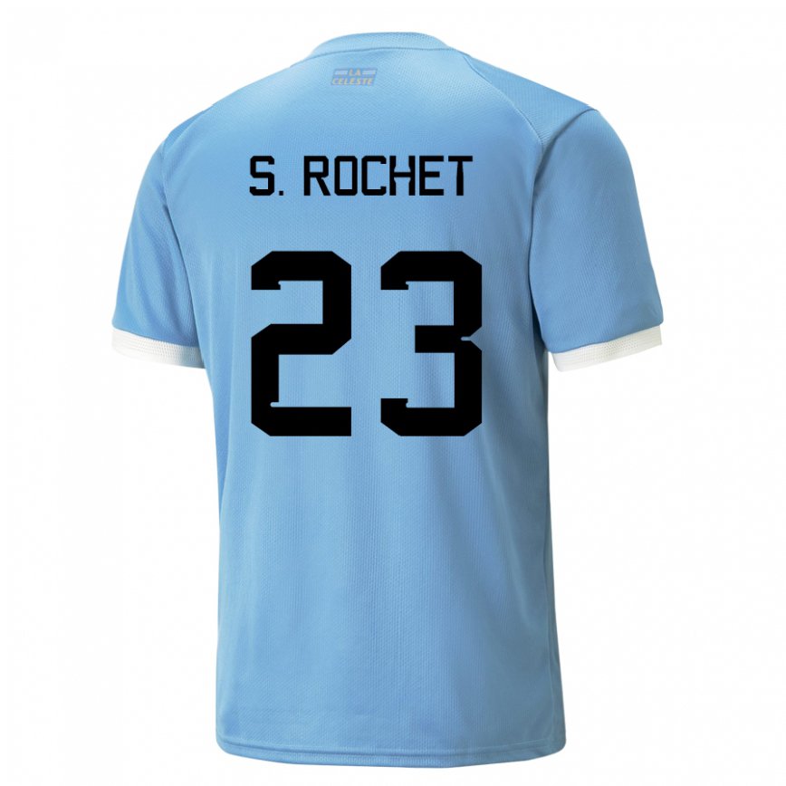 Niño Camiseta Uruguay Sergio Rochet #23 Azul 1ª Equipación 22-24 México