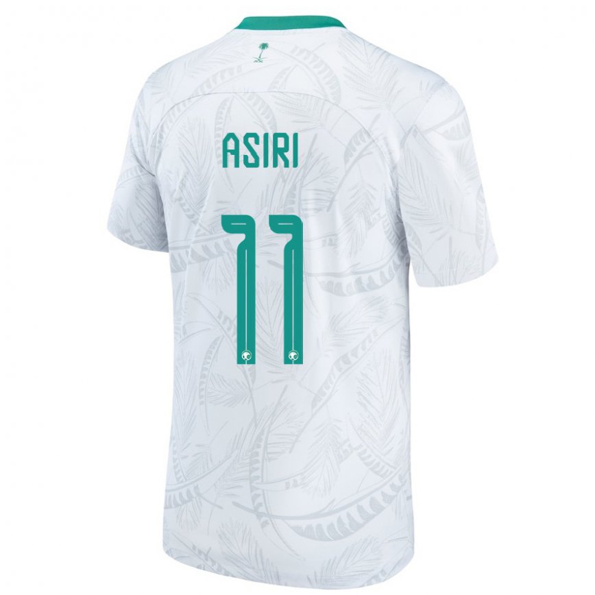 Niño Camiseta Arabia Saudita Haitham Asiri #11 Blanco 1ª Equipación 22-24 México