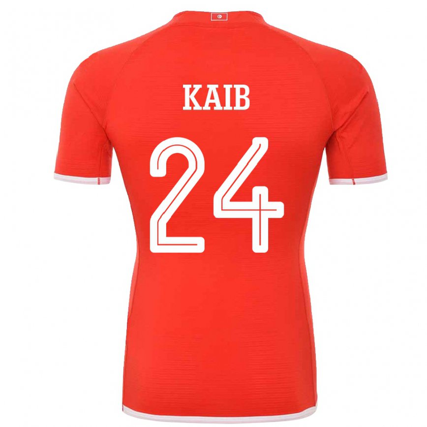 Niño Camiseta Túnez Rami Kaib #24 Rojo 1ª Equipación 22-24 México