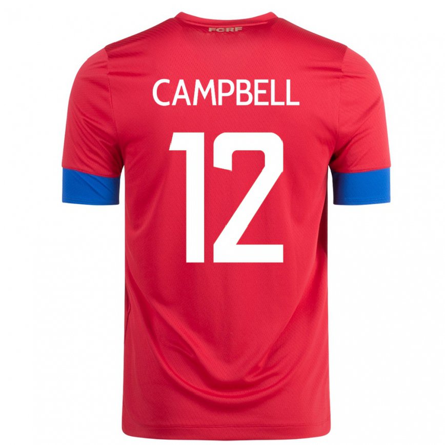 Niño Camiseta Costa Rica Joel Campbell #12 Rojo 1ª Equipación 22-24 México