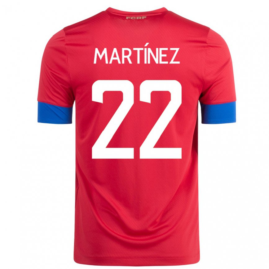 Niño Camiseta Costa Rica Carlos Martinez #22 Rojo 1ª Equipación 22-24 México