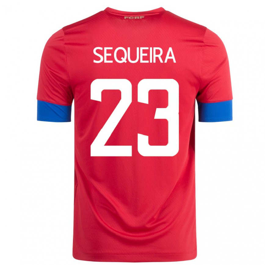 Niño Camiseta Costa Rica Patrick Sequeira #23 Rojo 1ª Equipación 22-24 México