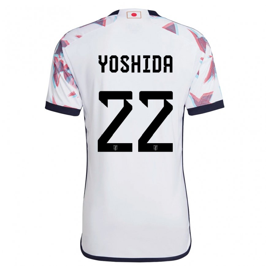 Niño Camiseta Japón Maya Yoshida #22 Blanco 2ª Equipación 22-24 México