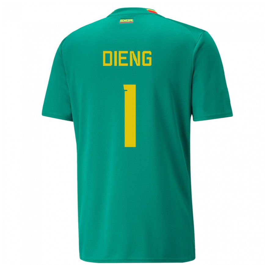 Niño Camiseta Senegal Timothy Dieng #1 Verde 2ª Equipación 22-24 México