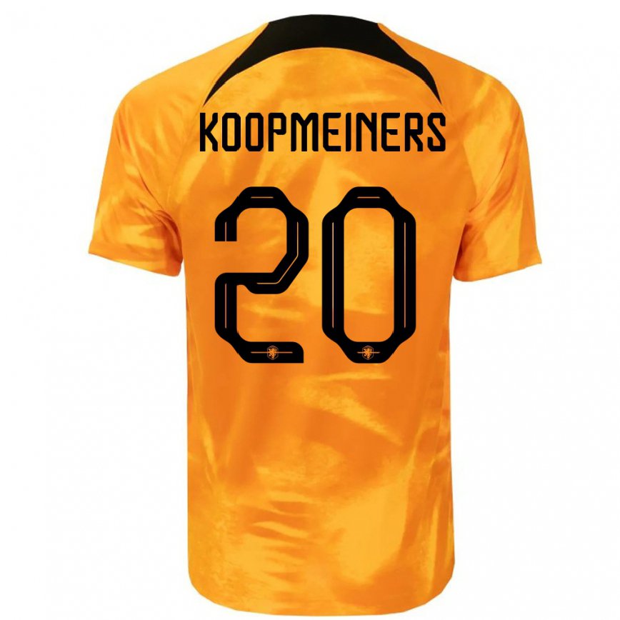 Hombre Camiseta Países Bajos Teun Koopmeiners #20 Naranja Láser 1ª Equipación 22-24 México