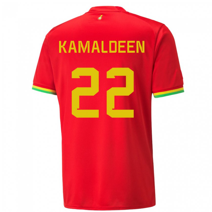 Hombre Camiseta Ghana Kamaldeen Sulemana #22 Rojo 2ª Equipación 22-24 México