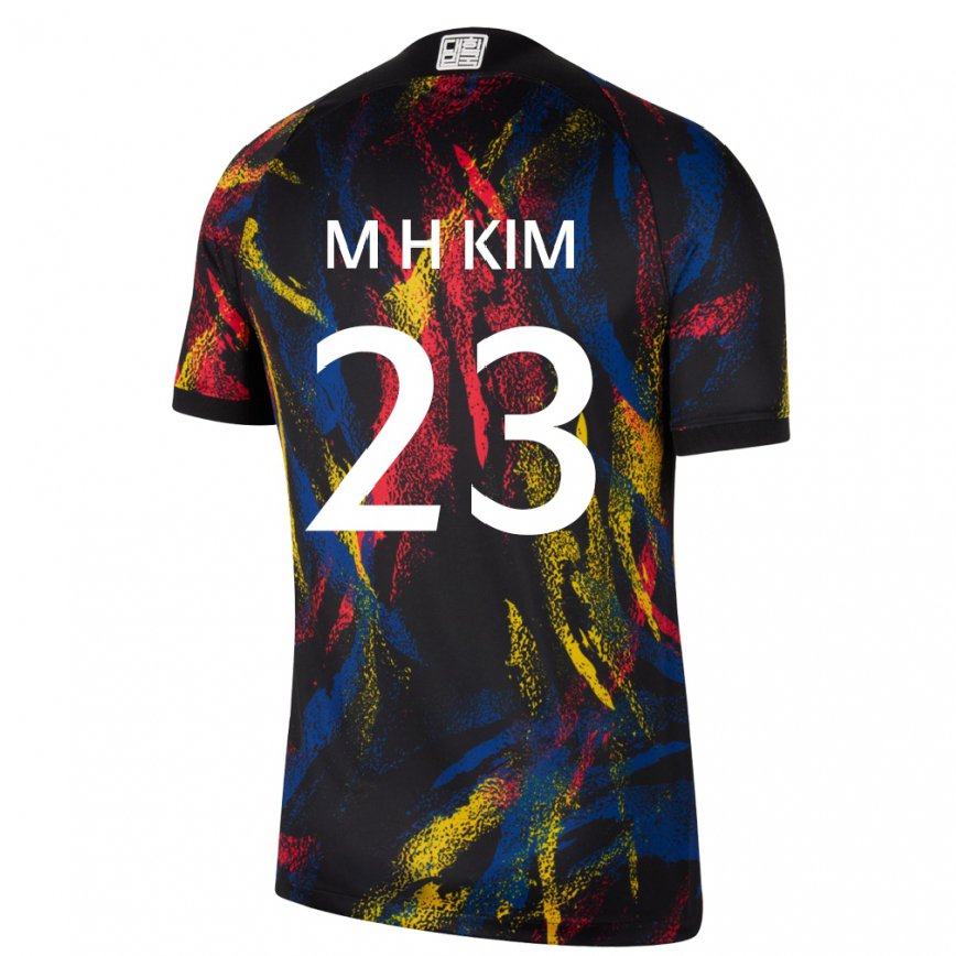 Hombre Camiseta Corea Del Sur Moon-hwan Kim #23 Multicolores 2ª Equipación 22-24 México