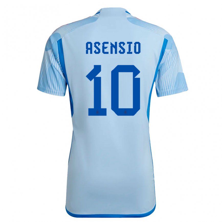 Camiseta España Marco Asensio Cielo Azul 2ª México