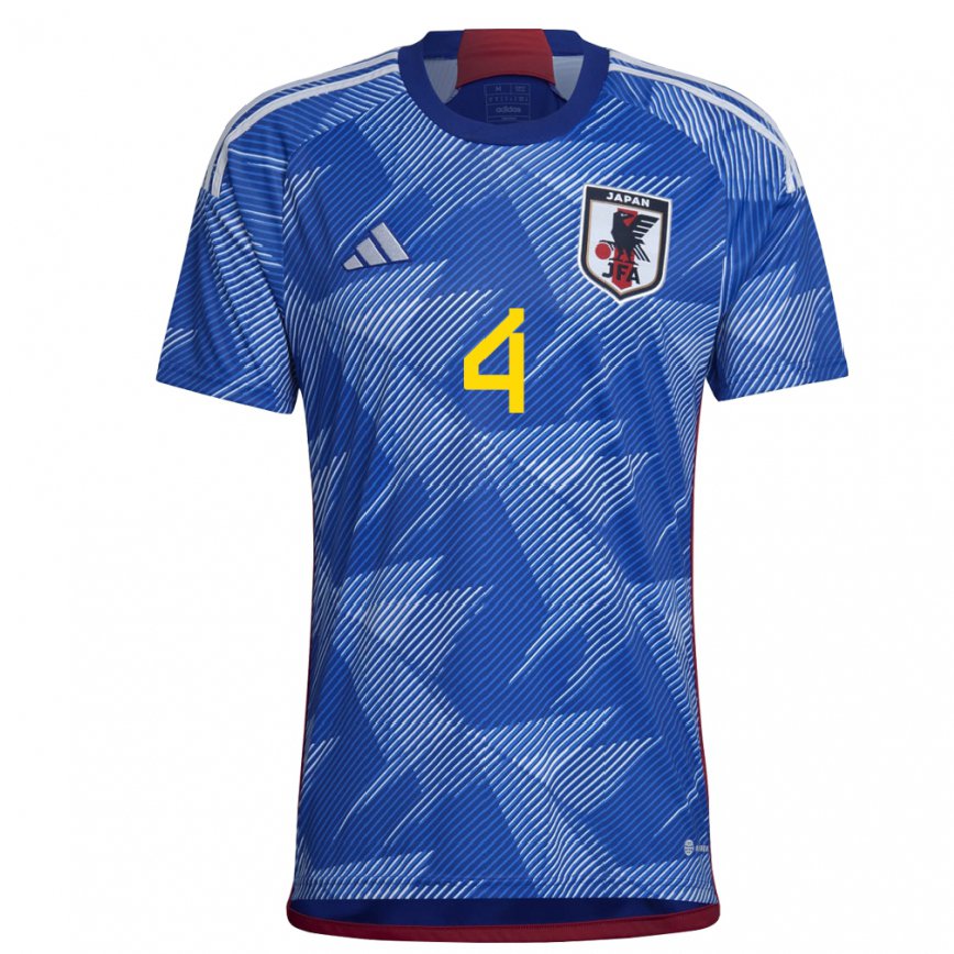 Mujer Camiseta Japón Ayumu Seko #4 Azul Real 1ª Equipación 22-24 México