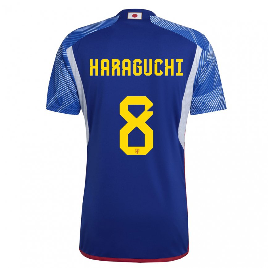 Mujer Camiseta Japón Genki Haraguchi #8 Azul Real 1ª Equipación 22-24 México