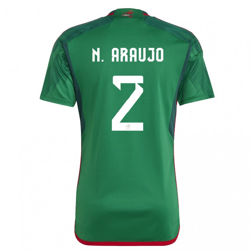 Mujer Camiseta México Nestor Araujo #2 Verde 1ª Equipación 22-24 México