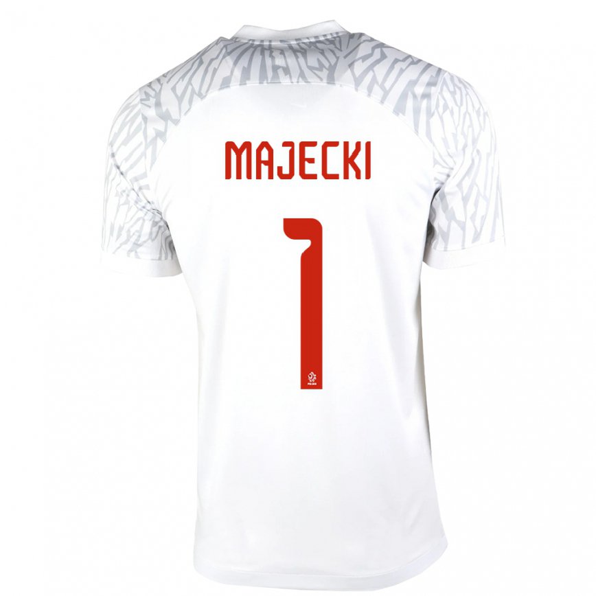 Mujer Camiseta Polonia Radoslaw Majecki #1 Blanco 1ª Equipación 22-24 México