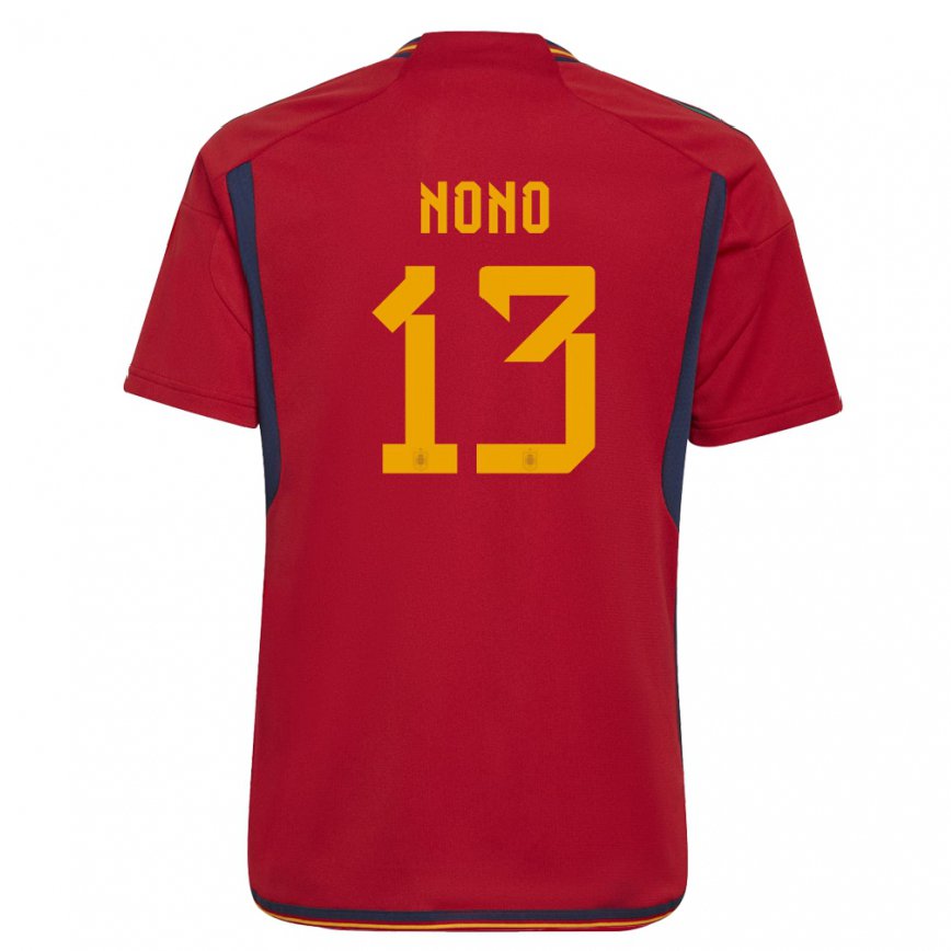 Niño Camiseta España Nono #13 Rojo 1ª Equipación 22-24 México