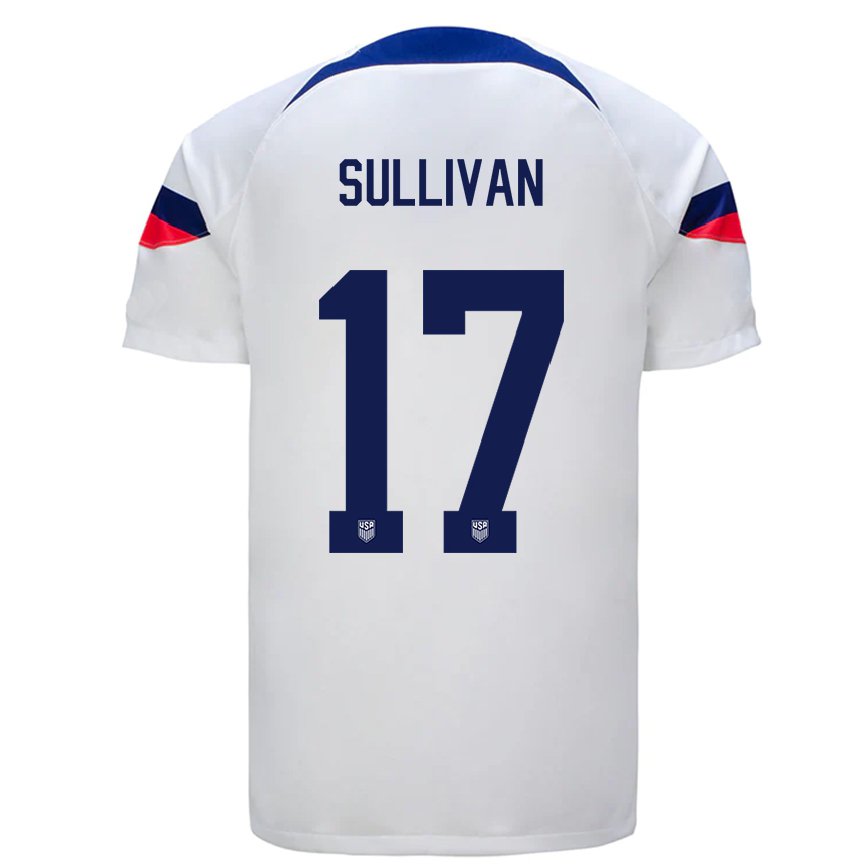 Niño Camiseta Estados Unidos Andi Sullivan #17 Blanco 1ª Equipación 22-24 México