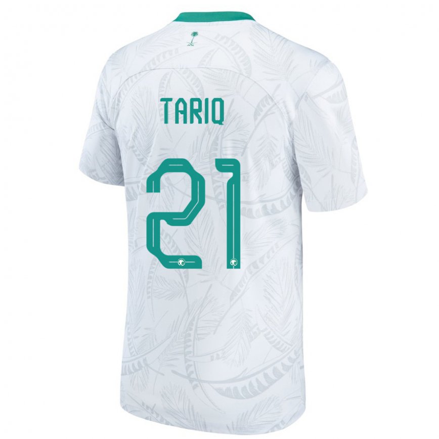 Niño Camiseta Arabia Saudita Juri Tariq #21 Blanco 1ª Equipación 22-24 México