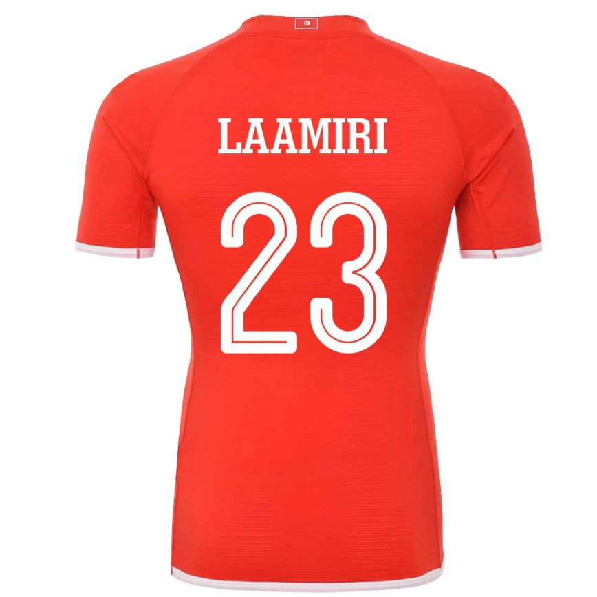 Niño Camiseta Túnez Soumaya Laamiri #23 Rojo 1ª Equipación 22-24 México