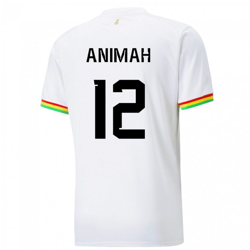 Niño Camiseta Ghana Grace Animah #12 Blanco 1ª Equipación 22-24 México