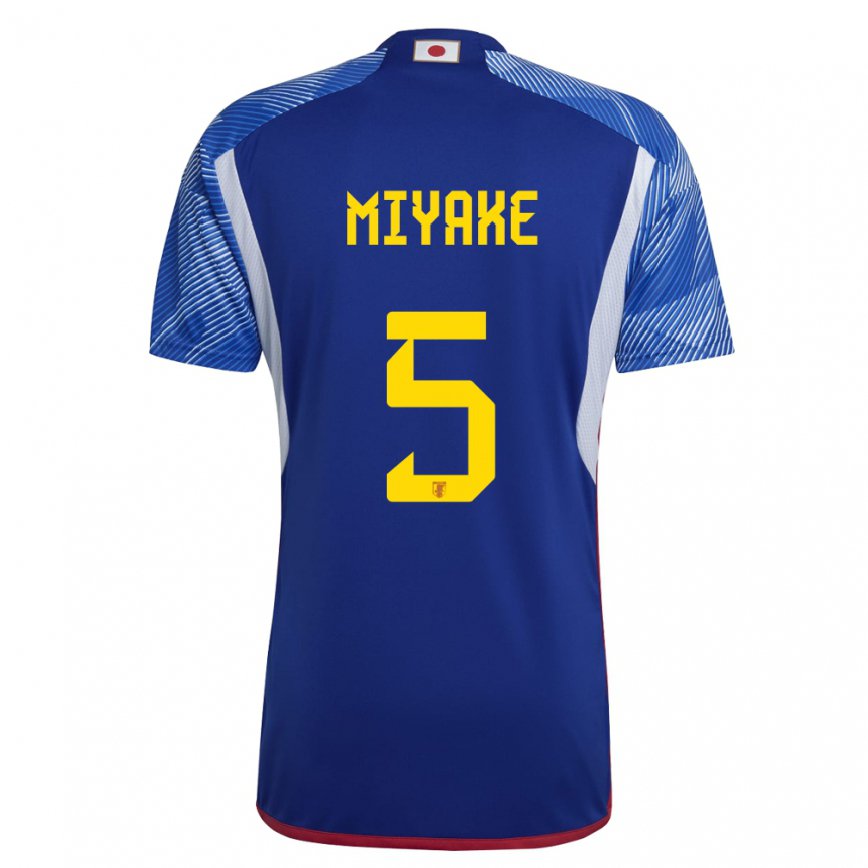 Niño Camiseta Japón Shiori Miyake #5 Azul Real 1ª Equipación 22-24 México