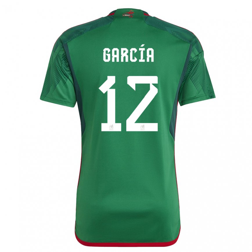 Niño Camiseta México Eduardo Garcia #12 Verde 1ª Equipación 22-24 México