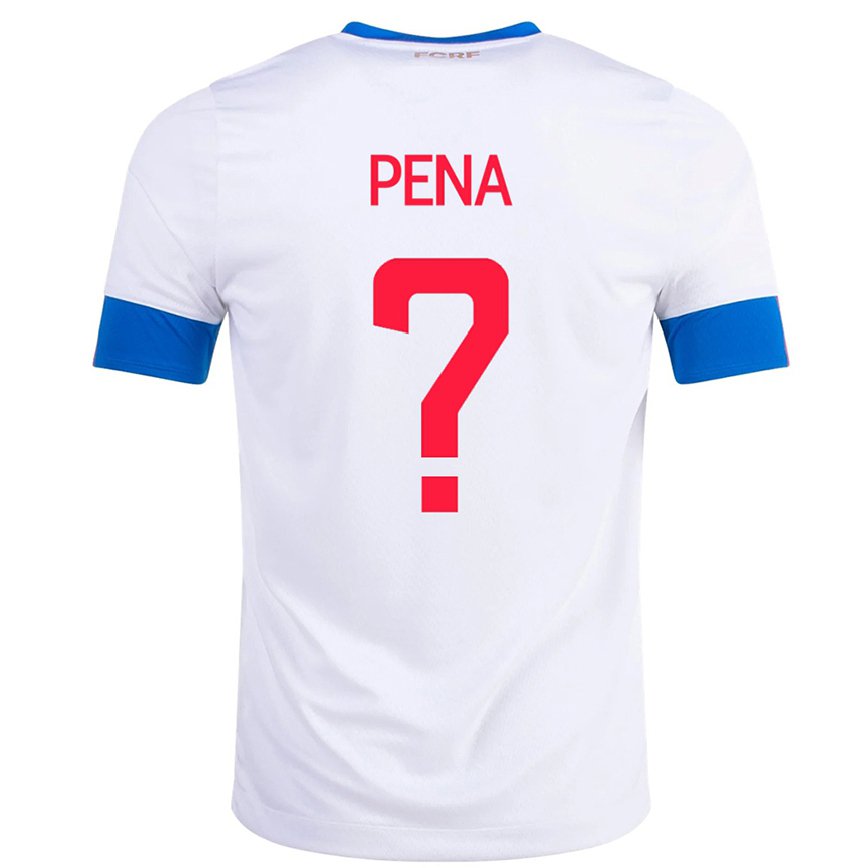 Niño Camiseta Costa Rica Randy Pena #0 Blanco 2ª Equipación 22-24 México