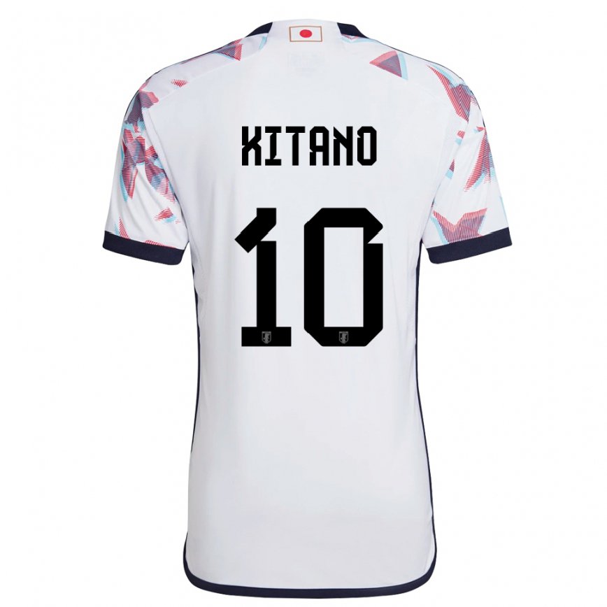 Niño Camiseta Japón Sota Kitano #10 Blanco 2ª Equipación 22-24 México