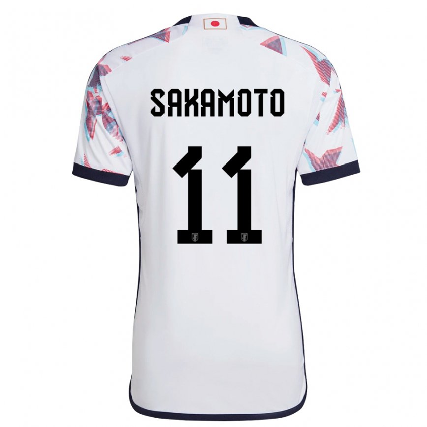 Niño Camiseta Japón Isa Sakamoto #11 Blanco 2ª Equipación 22-24 México