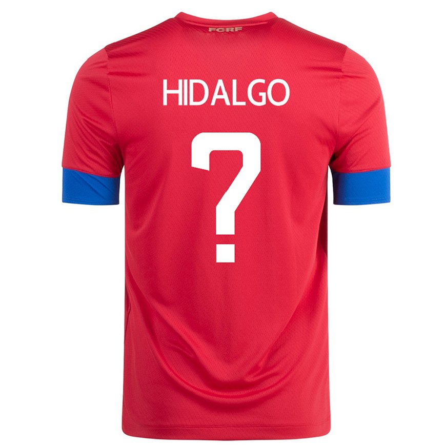 Hombre Camiseta Costa Rica Pablo Hidalgo #0 Rojo 1ª Equipación 22-24 México