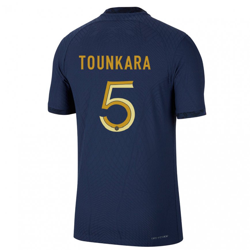 Hombre Camiseta Francia Aissatou Tounkara #5 Azul Marino 1ª Equipación 22-24 México