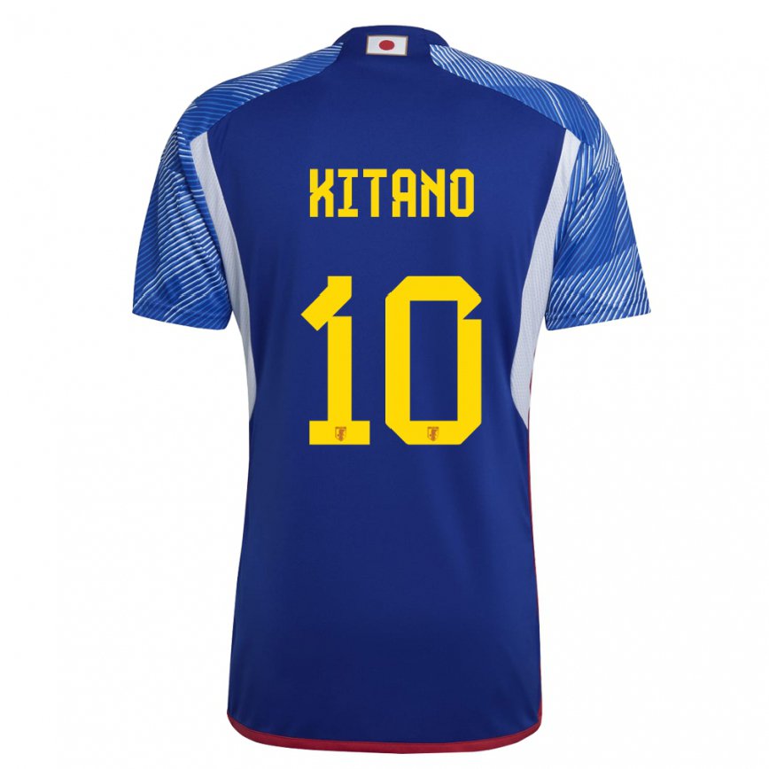 Hombre Camiseta Japón Sota Kitano #10 Azul Real 1ª Equipación 22-24 México