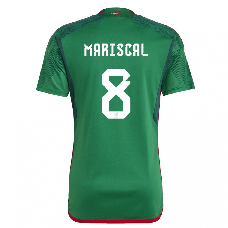 Hombre Camiseta México Salvador Mariscal #8 Verde 1ª Equipación 22-24 México
