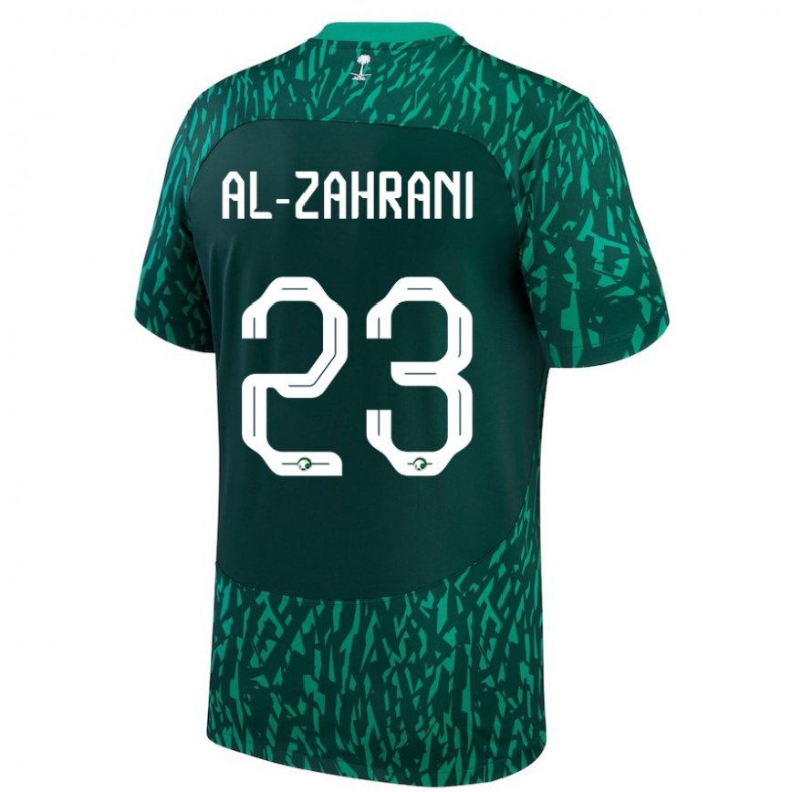 Hombre Camiseta Arabia Saudita Tahani Al Zahrani #23 Verde Oscuro 2ª Equipación 22-24 México