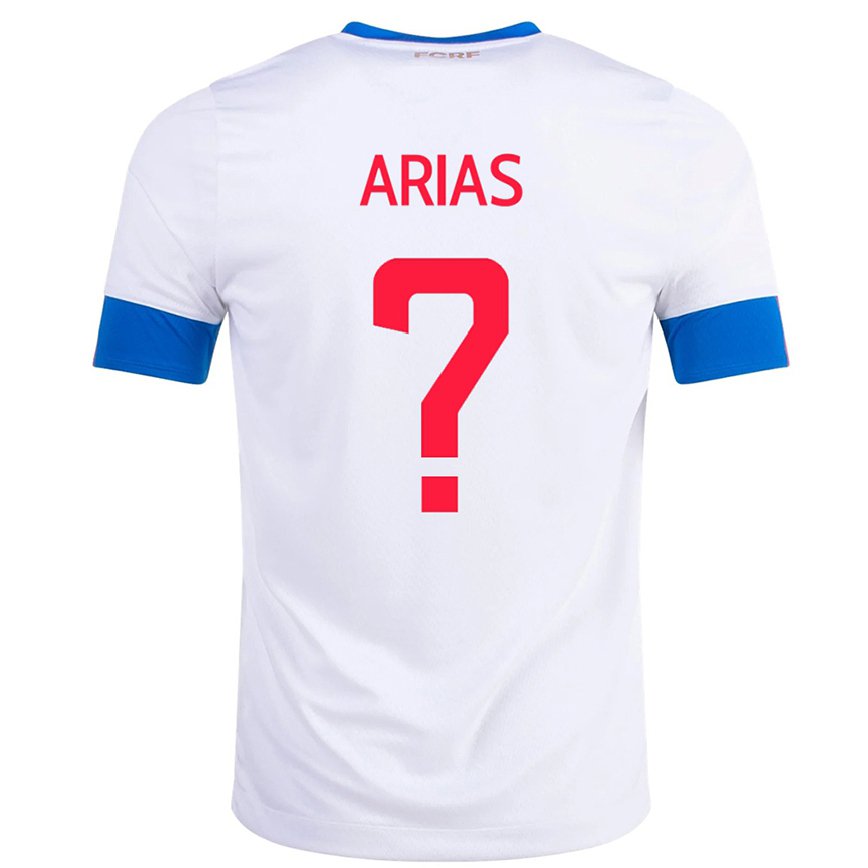 Hombre Camiseta Costa Rica Jose Arias #0 Blanco 2ª Equipación 22-24 México