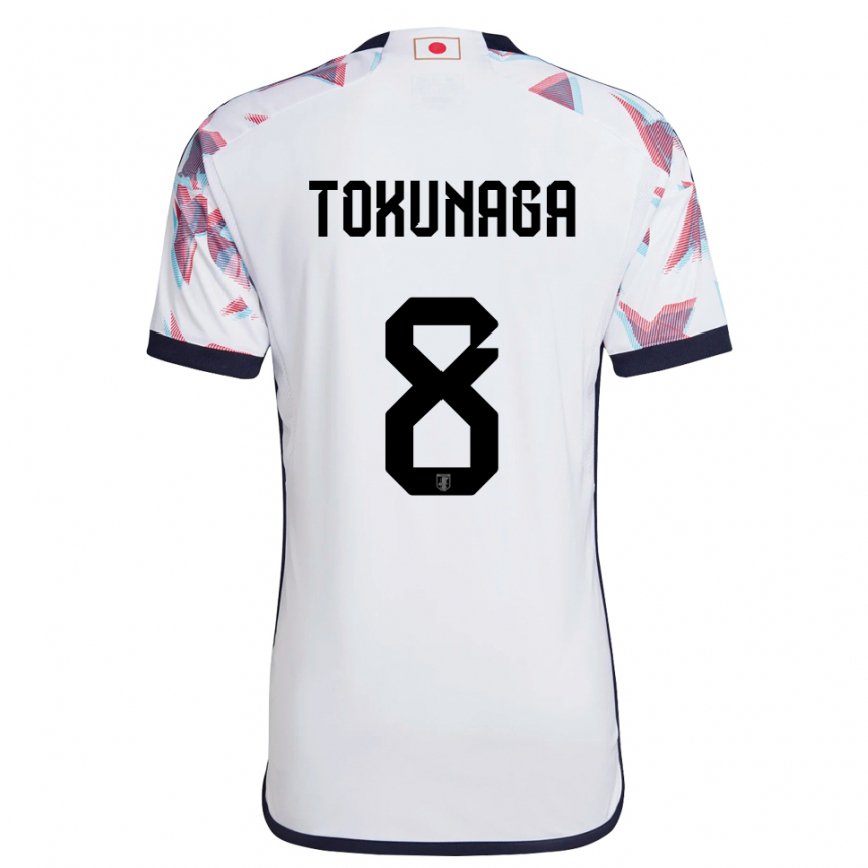 Hombre Camiseta Japón Ryo Tokunaga #8 Blanco 2ª Equipación 22-24 México