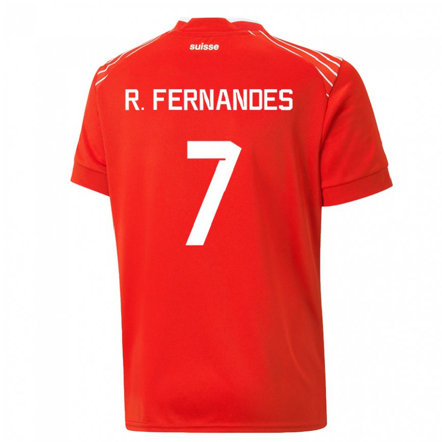 Mujer Camiseta Suiza Ronaldo Dantas Fernandes #7 Rojo 1ª Equipación 22-24 México