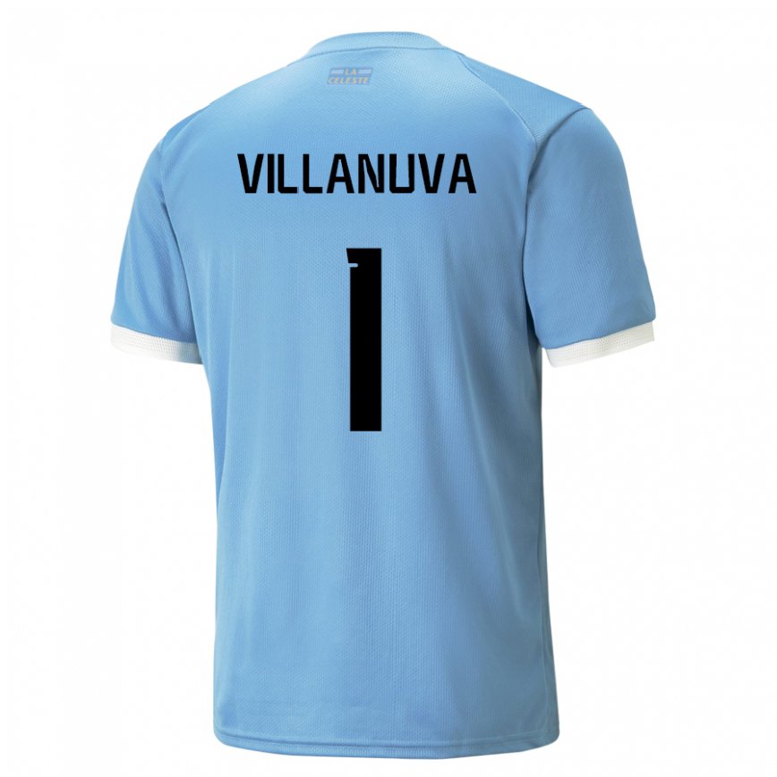 Mujer Camiseta Uruguay Josefina Villanuva #1 Azul 1ª Equipación 22-24 México