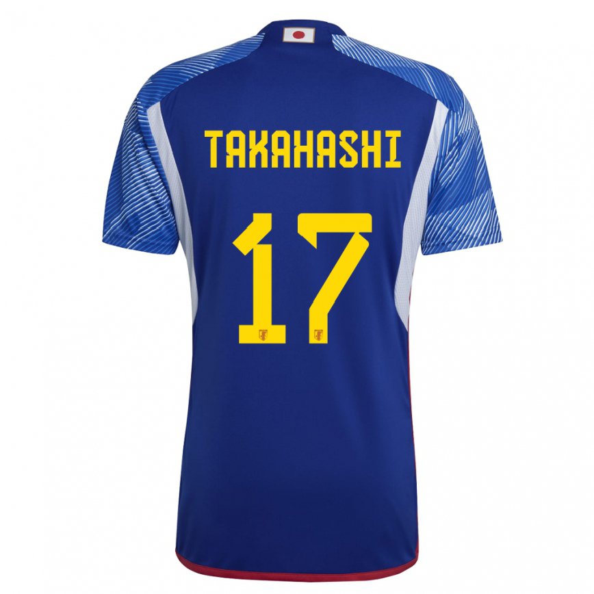 Mujer Camiseta Japón Hana Takahashi #17 Azul Real 1ª Equipación 22-24 México