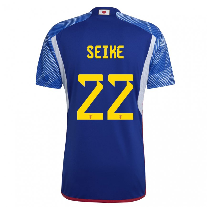 Mujer Camiseta Japón Kiko Seike #22 Azul Real 1ª Equipación 22-24 México