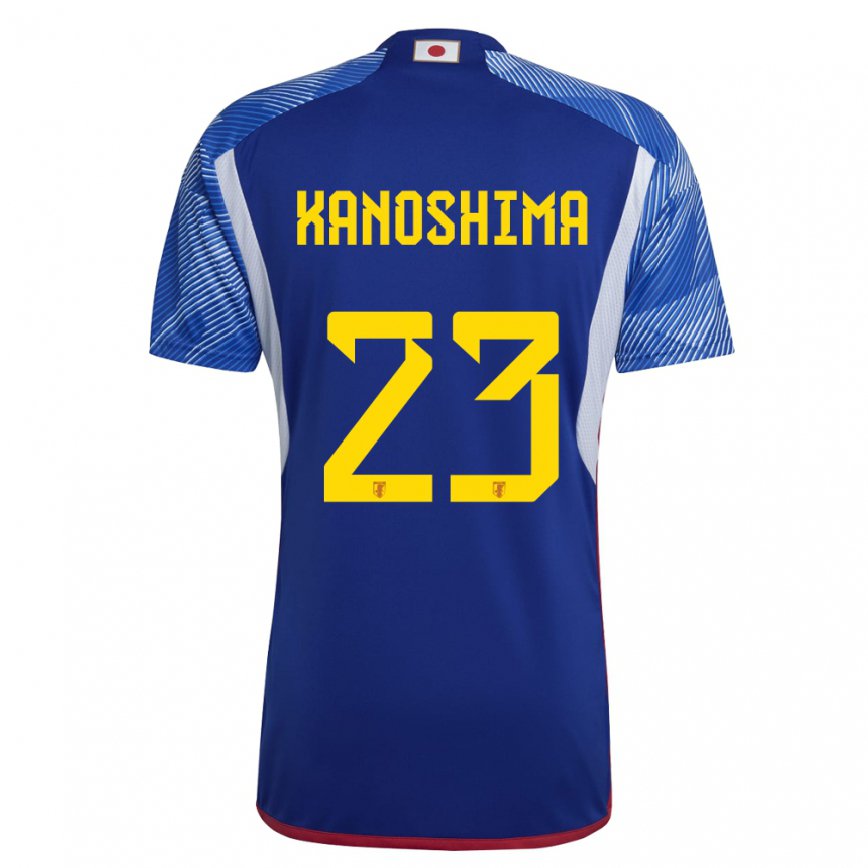 Mujer Camiseta Japón Yu Kanoshima #23 Azul Real 1ª Equipación 22-24 México