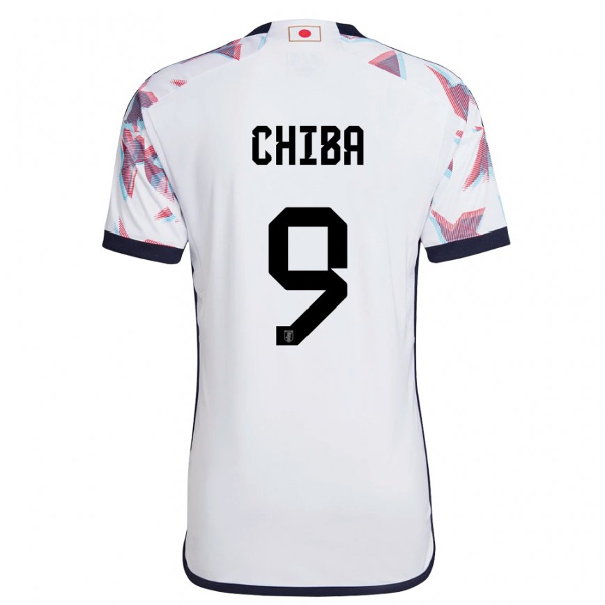 Mujer Camiseta Japón Kanta Chiba #9 Blanco 2ª Equipación 22-24 México