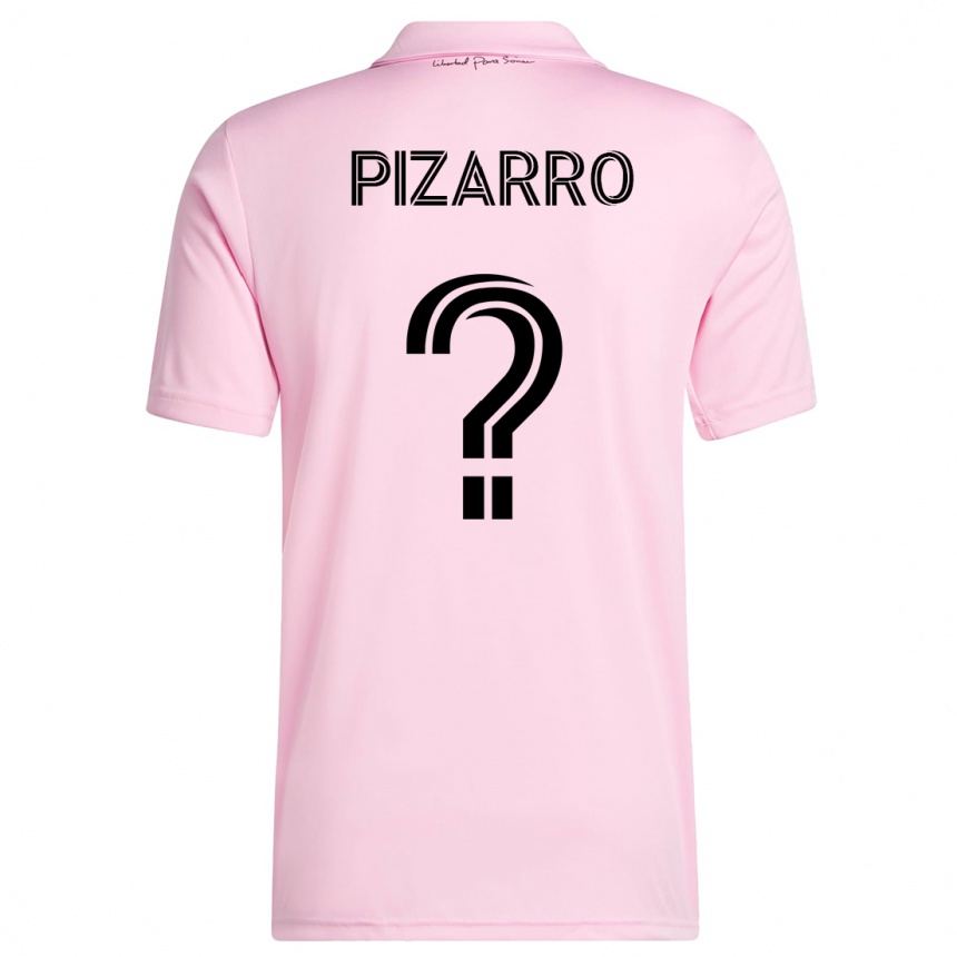 Niño Fútbol Camiseta Rodolfo Pizarro #0 Rosa 1ª Equipación 2023/24 México