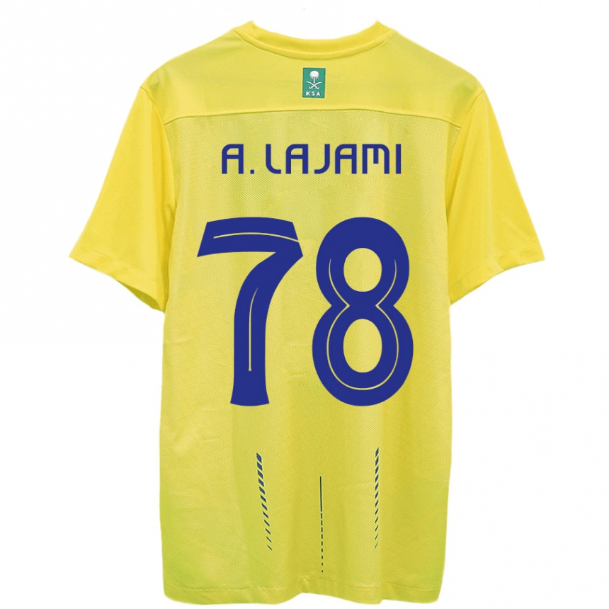 Niño Fútbol Camiseta Ali Lajami #78 Amarillo 1ª Equipación 2023/24 México
